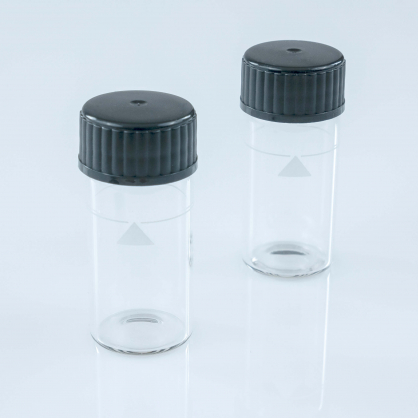 Sample cuvettes with black lid, Height 48 mm, ø 24 mm, set of 12 | Lovibond 197657