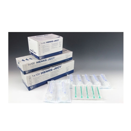 Syringe 3ml lọc mẫu sắc ký, nhựa PP, đã tiệt trùng, Henke-Ject Germany