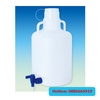 Thùng đựng nước cất có vòi xả 20 lít, HDPE