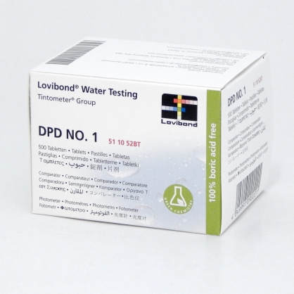 Thuốc thử DPD No.1 đo clo dư, 500 viên/hộp