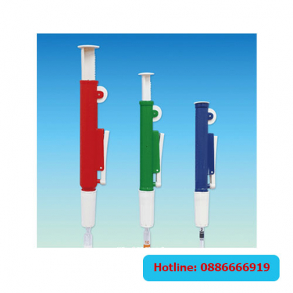 Trợ pipet 25ml, Witeg Pipet pi-pump, màu đỏ