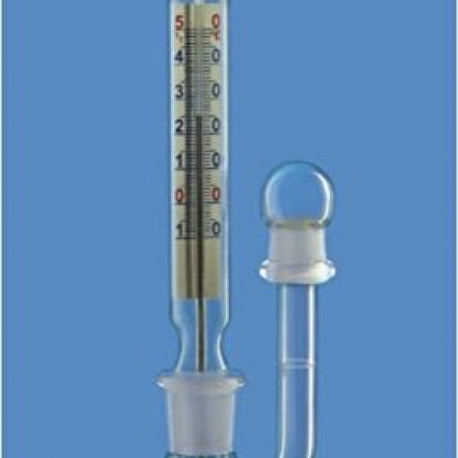 Witeg Pycnometer 100ml with thermometer 10-35oC