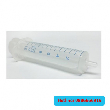 Xilanh nhựa PP 12ml, không đệm cao su, ASONE