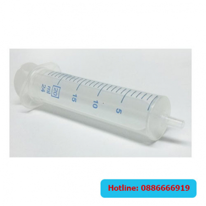 Xilanh nhựa PP 24ml, không đệm cao su, ASONE