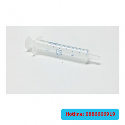 Xilanh nhựa PP 2ml (3ml), không đệm cao su, ASONE